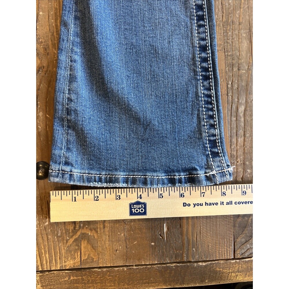 MISS ME Jeans Womens 27 Blue Bootcut Embellished Pockets Flare JP5182B10 EUC - Picture 7 of 16